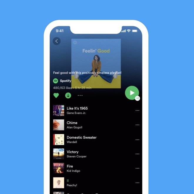 Aplikasi Spotify (The Verge)